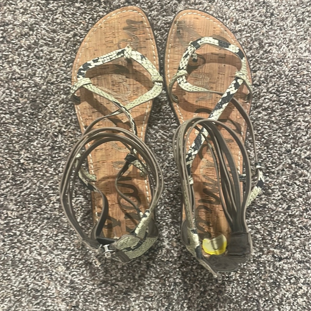 Lizard Sam Edelman gladiator sandal